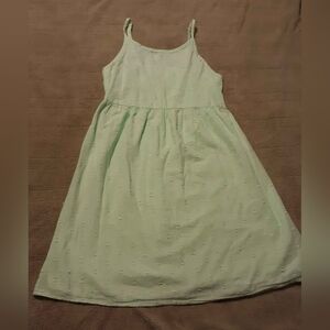 OLD NAVY Girls Light Green Dress Sz Large 10/12